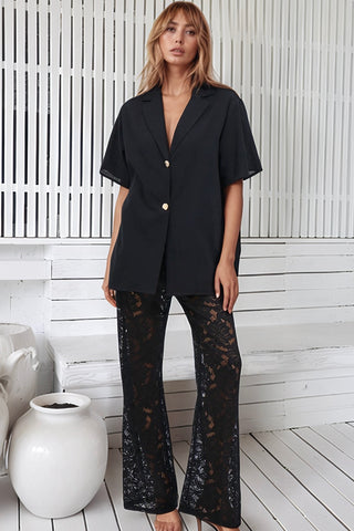 Giselle Lace Pants Black Set - By Frankie sets By Frankie