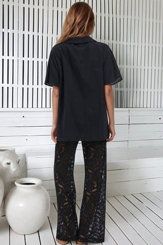 Giselle Lace Pants Black Set - By Frankie sets By Frankie