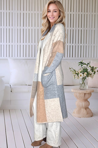 Carmen Cardigan/Jacket - Grey/Beige Outerwear HQ