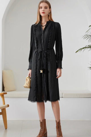 Talia Midi Dress - Black - GDS Dresses GDS