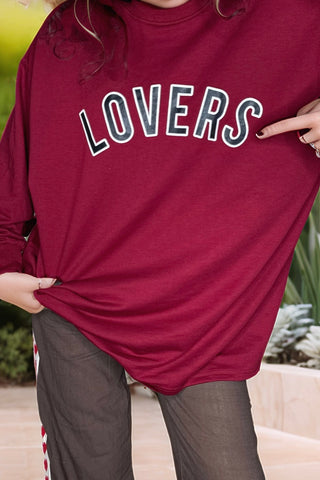 Lovers Long Sleeve Tee - By Frankie Tops By Frankie