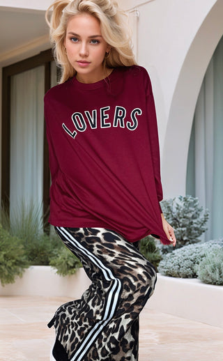 Lovers Long Sleeve Tee - By Frankie Tops By Frankie