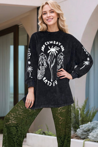 Cowboy Surf Club Long Sleeve Tee - By Frankie Tops By Frankie