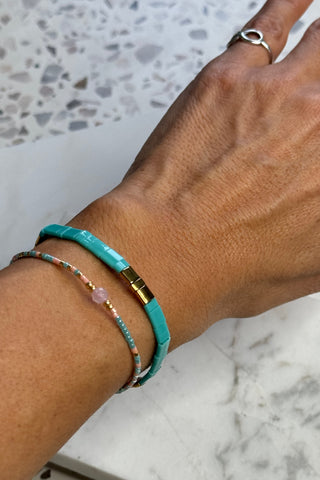 Ocean Dream Stack x2 Bracelets jewellery Sage Collective