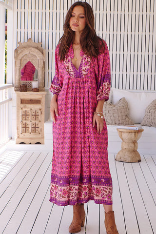 Annabella Midi - Pink Dresses Jaase