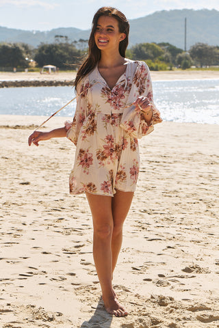 Darla Playsuit- Pink Jumpsuits Jaase