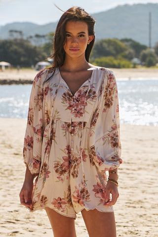 Darla Playsuit- Pink Jumpsuits Jaase