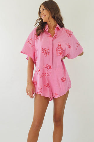 Tequila Sunrise Playsuit - By Frankie Jumpsuits BY FRANKIE