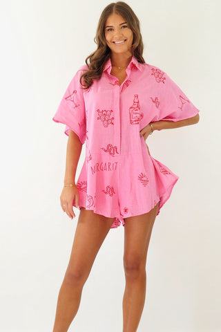 Tequila Sunrise Playsuit - By Frankie Jumpsuits BY FRANKIE