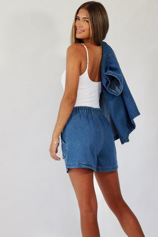 Darcy Detailed Denim Shorts - By Frankie sets By Frankie