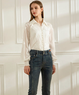 Grace Blouse - White Tops GDS