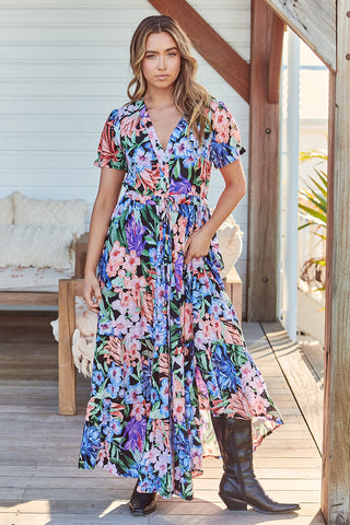 Gabi Maxi Dress - Multicolour Dresses Jaase