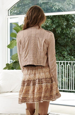 Mara Mushroom Jacket-Mushroom/ Warm Beige Outerwear Jaase