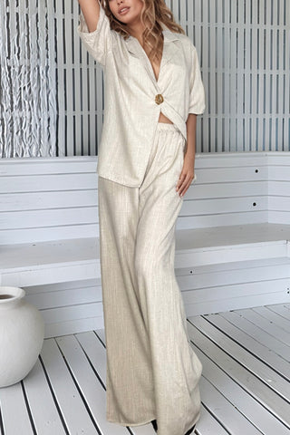 Rebecca Oatmeal Pants Set - By Frankie sets By Frankie