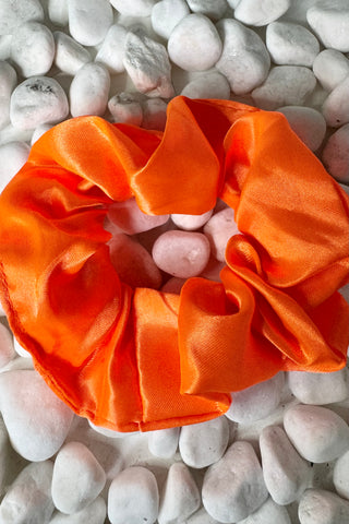 Fluro Orange Hair Scrunchie Accessories Sage Collective