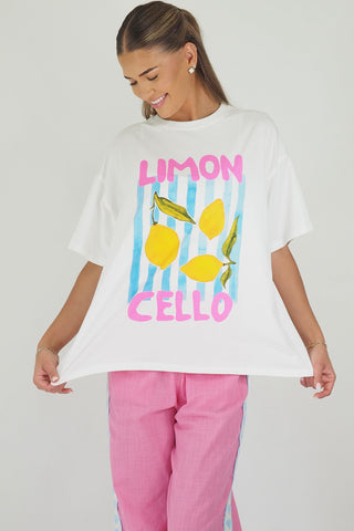 Limon Cello Tee - By Frankie Tops By Frankie