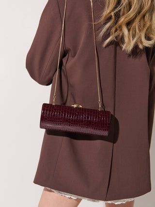 Chelsea Clutch Bag - Burgundy accessories Angel Whisper