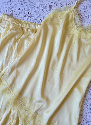 Kylie Yellow Gold Lace Asymmetrical Set - By Frankie Sets By Frankie