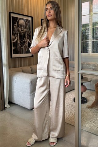 Stala Stone Satin Jacket Jacket Here Come The Sun