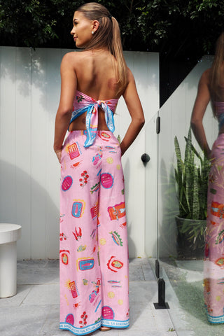 Soleil Pink Bandana Set - By Frankie Sets By Frankie