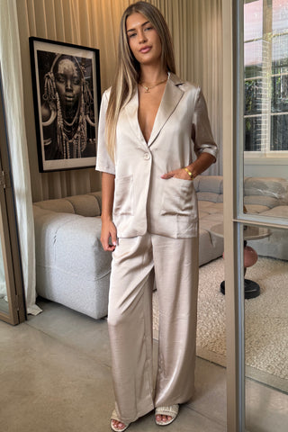 Stala Stone Satin Jacket Jacket Here Come The Sun