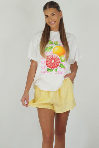 Grapefruit & Oranges Tee - By Frankie Tops By Frankie