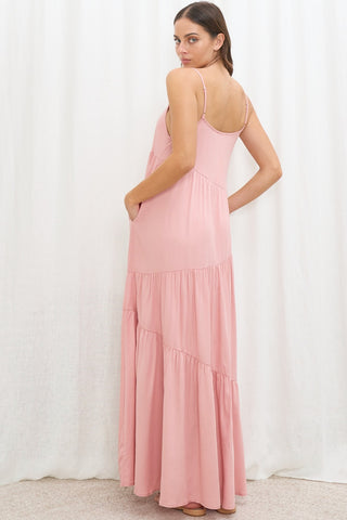 Sanita Maxi Dress - Pink Dresses IRIS MAXI   