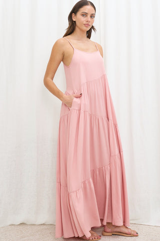 Sanita Maxi Dress - Pink Dresses IRIS MAXI   