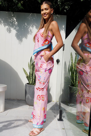 Soleil Pink Bandana Set - By Frankie Sets By Frankie