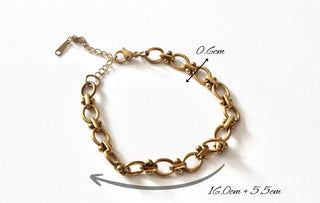 Columbus 18K Gold Chain Bracelet jewellery Sage Collective