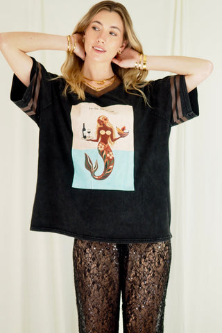Wine Time Tee - By Frankie Tops By Frankie