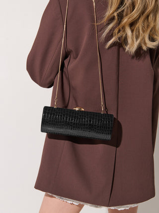 Chelsea Clutch Bag - Black accessories Angel Whisper