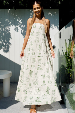 Long Live Cowgirls Maxi - By Frankie DRESSES By Frankie