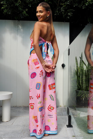 Soleil Pink Bandana Set - By Frankie Sets By Frankie