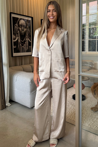 Stala Stone Satin Jacket Jacket Here Come The Sun