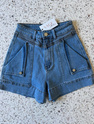 Lara Denim Shorts Bottoms Country Denim
