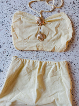 Samantha Yellow Shell Set - By Frankie sets By Frankie