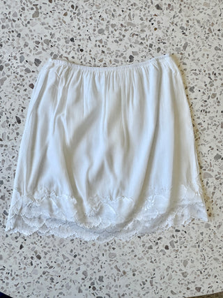Paris White Lace Mini Skirt - By Frankie skirts By Frankie