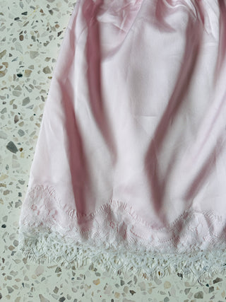 Paris Lace Pink Mini Skirt - By Frankie skirts By Frankie