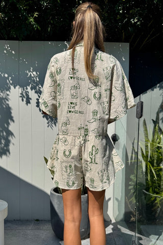 Long Live Cowgirls Playsuit - By Frankie playsuits BY FRANKIE