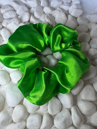 Lime Green Hair Scrunchie Accessories Sage Collective