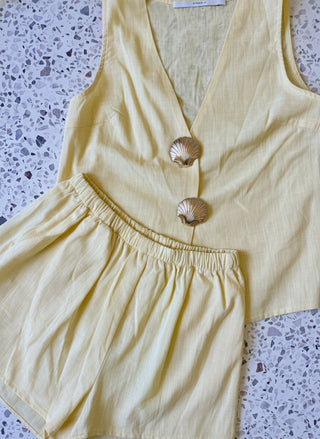 Lanie Yellow Shell Set - By Frankie Sets By Frankie