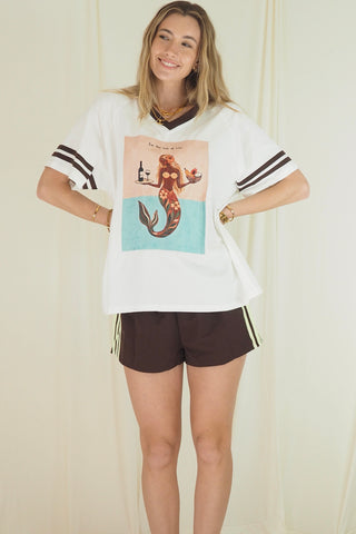 Mermaids & Wine Tee - By Frankie Tops By Frankie