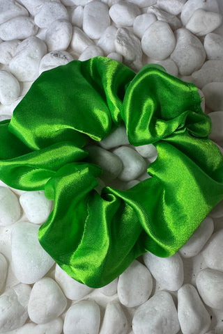 Lime Green Hair Scrunchie Accessories Sage Collective