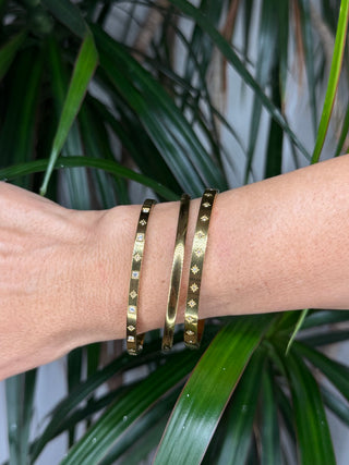 Dallas Stars and Moons 18K Gold Plated Cuff jewellery Sage Collective
