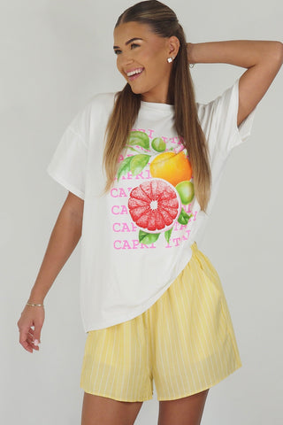 Grapefruit & Oranges Tee - By Frankie Tops By Frankie