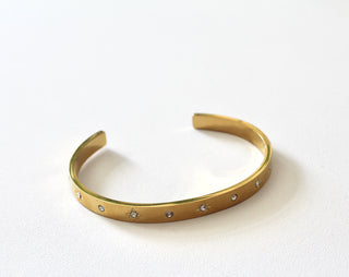 Dallas Stars and Moons 18K Gold Plated Cuff jewellery Sage Collective