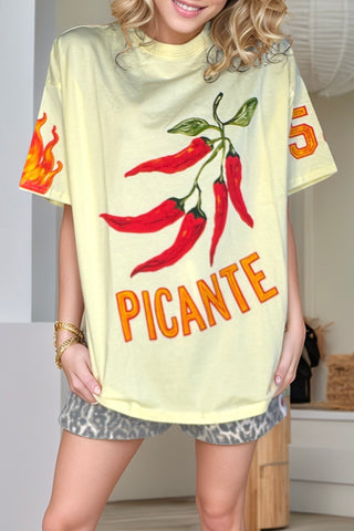 Spicy Chilli Tee - By Frankie Tops By Frankie