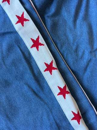 Denim Star Racer Pants - By Frankie Bottoms BY FRANKIE