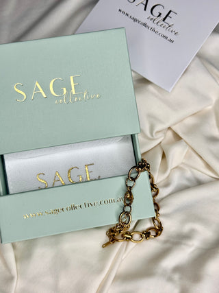 Columbus 18K Gold Chain Bracelet jewellery Sage Collective